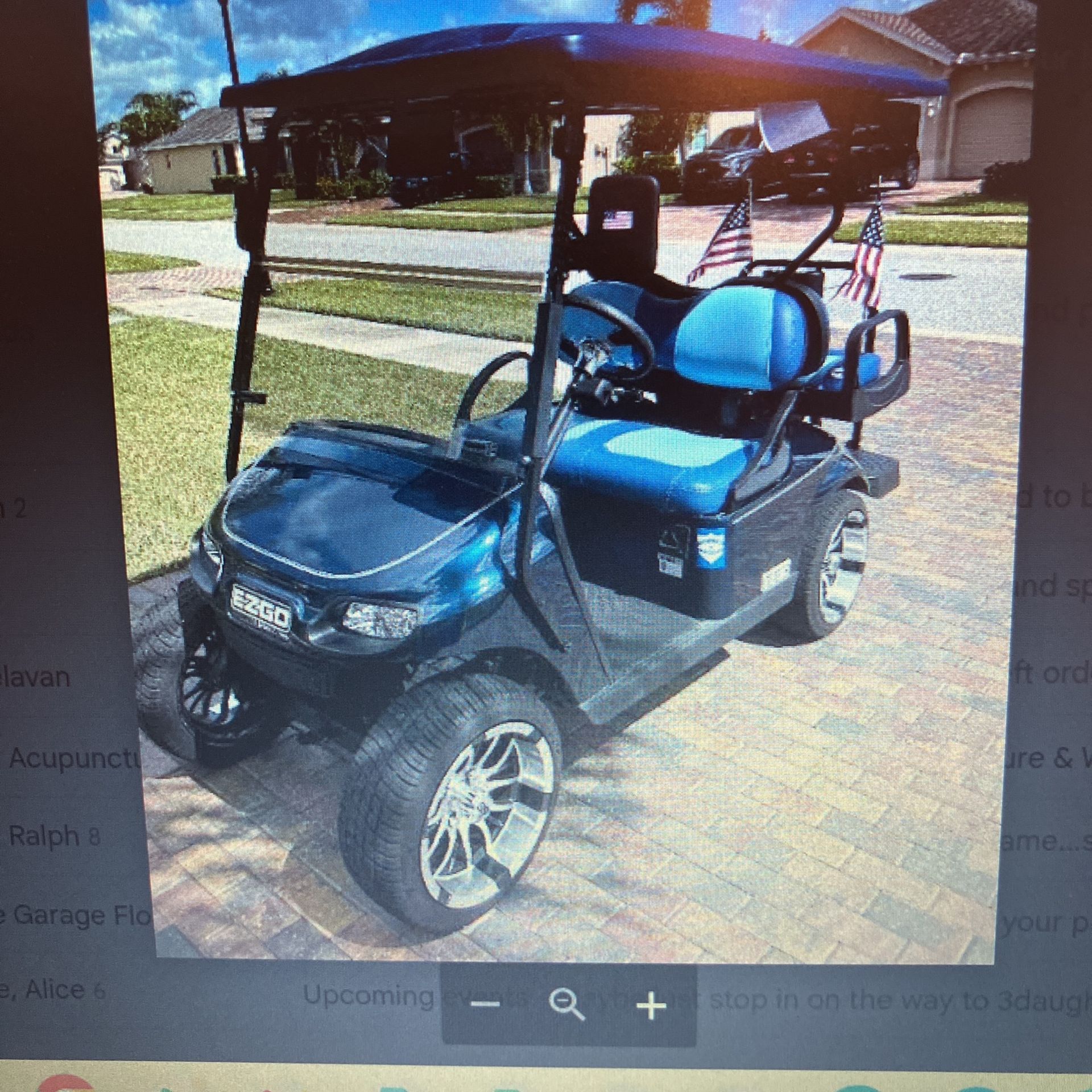 EZGO 2016 Patriot Blue