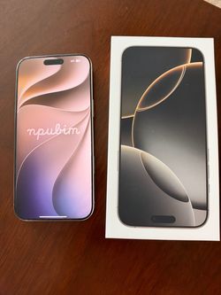 iPhone 16 Pro Max Natural titanium 256GB