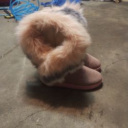 Faux Fur Fashionable Snow Boots