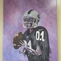 Raiders And Rams NFL Paintings
