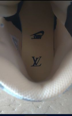 Custom Air Jordan 1 High Top Mids LV Designer Wear for Sale in