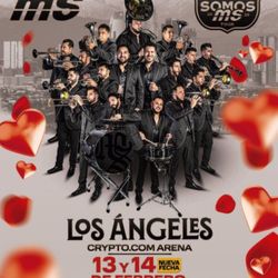 Banda MS Boletos En Excelente Seccion Abajo.