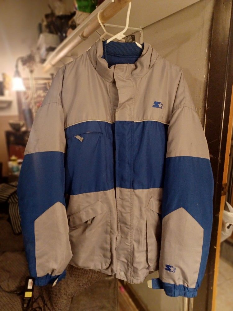 Mens Starter Puff Jacket