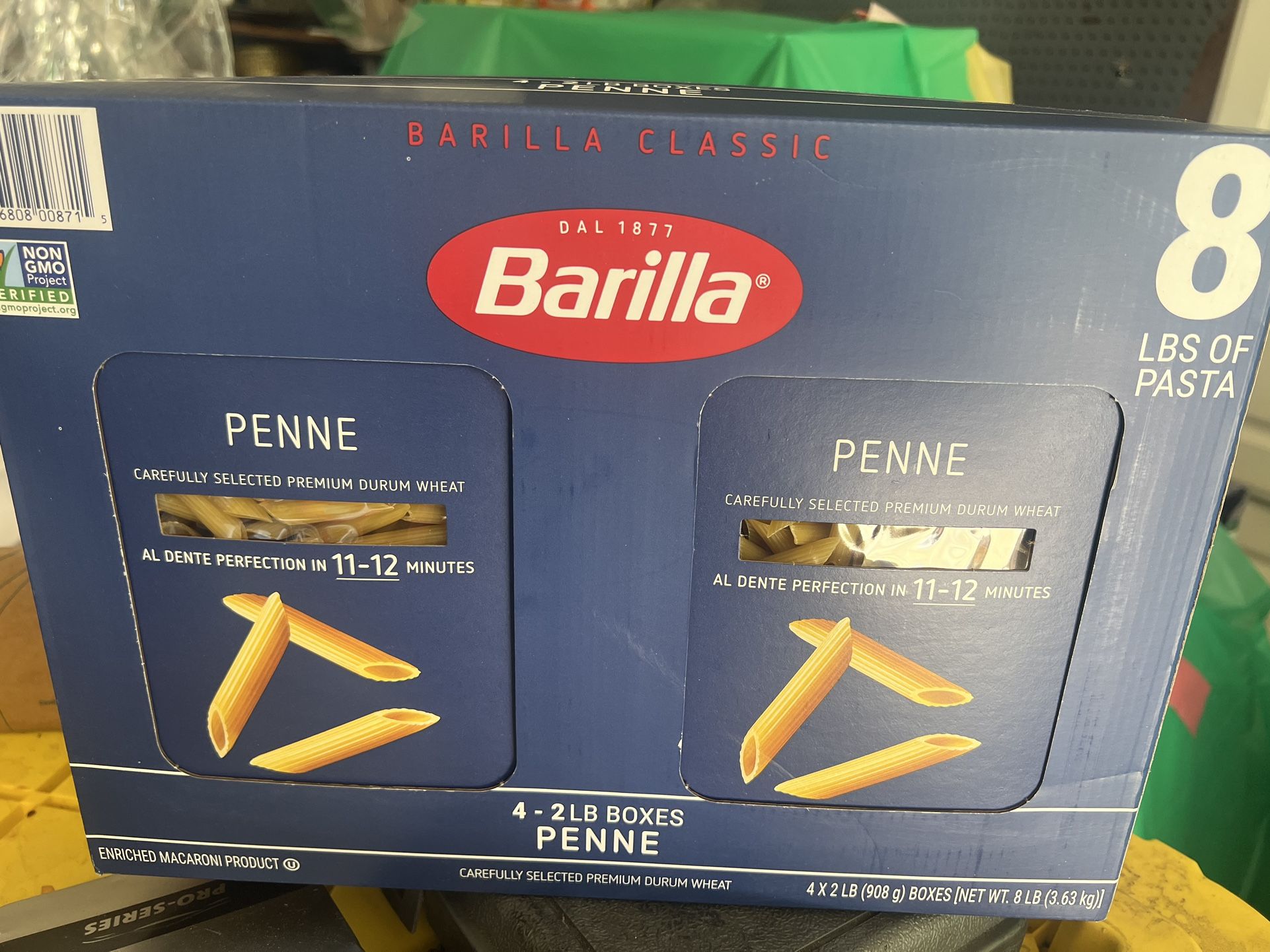 Barilla Penne Pasta, Quality Non-GMO and Kosher Certified Pasta, 4 pk./2 lbs