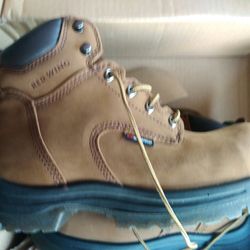 Red wing steel toe boots