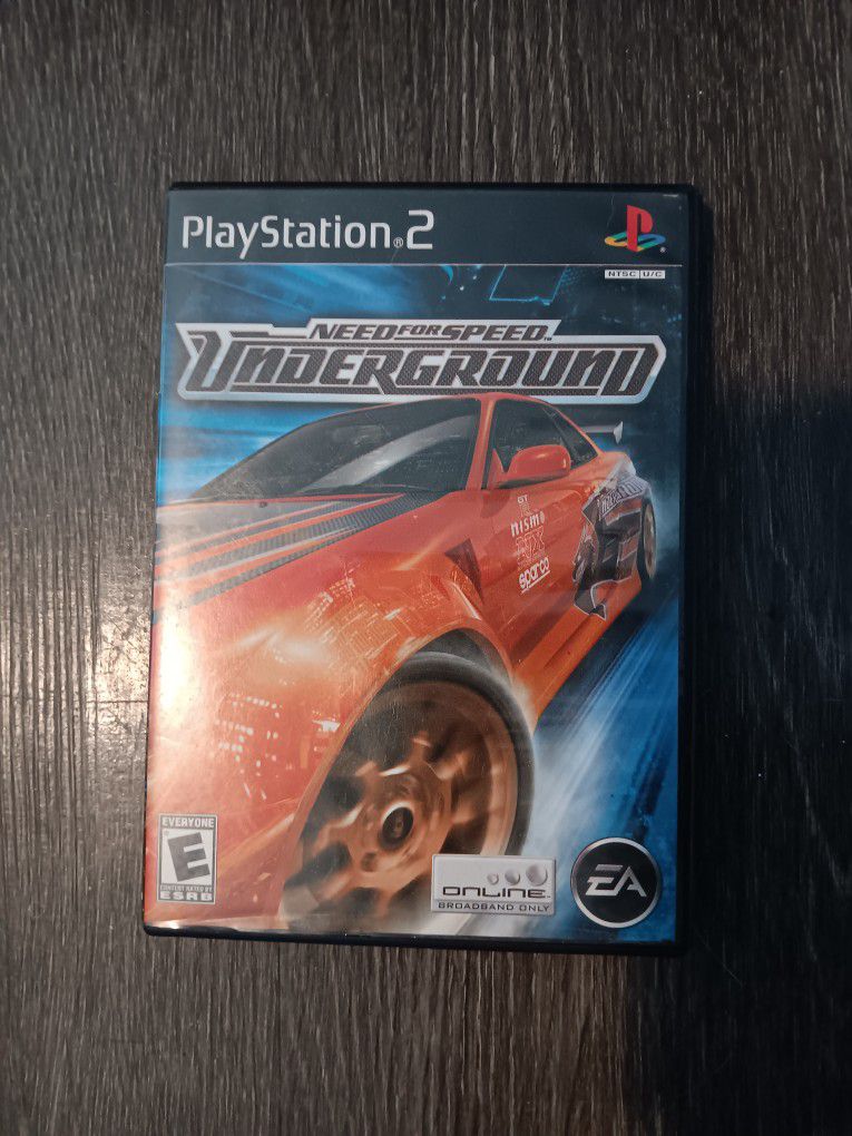Need For Speed Underground Ps2 Game Playstation 2 