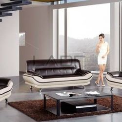 Brand New Modern Leather 3PCs Sofa Set