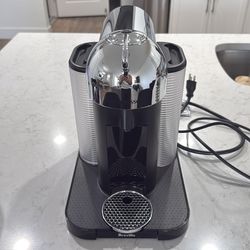Nespresso machine with milk frother