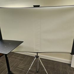 Portable Projector Stand And Screen