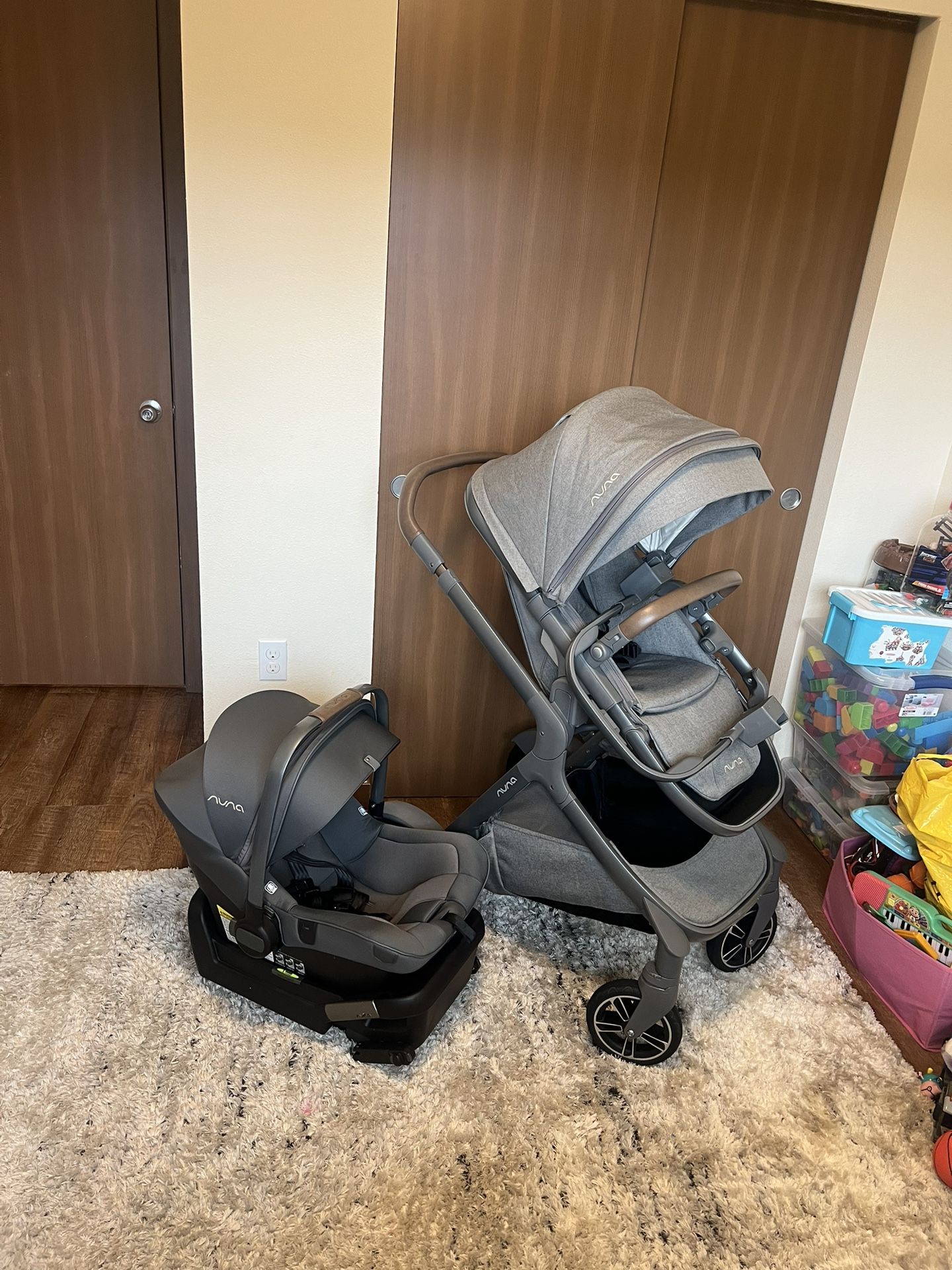 Nuna Demi Grow Stroller and Car Seat