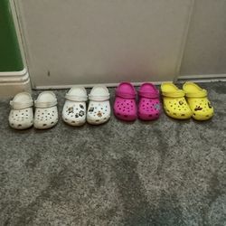 Four Pairs of Crocs (sizes are in pictures)  Can Negotiate Price