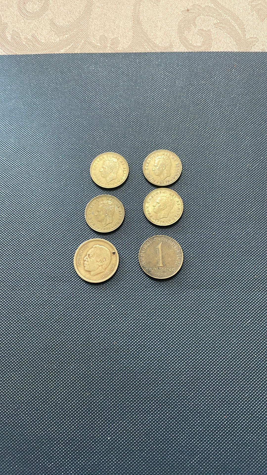 Six coins