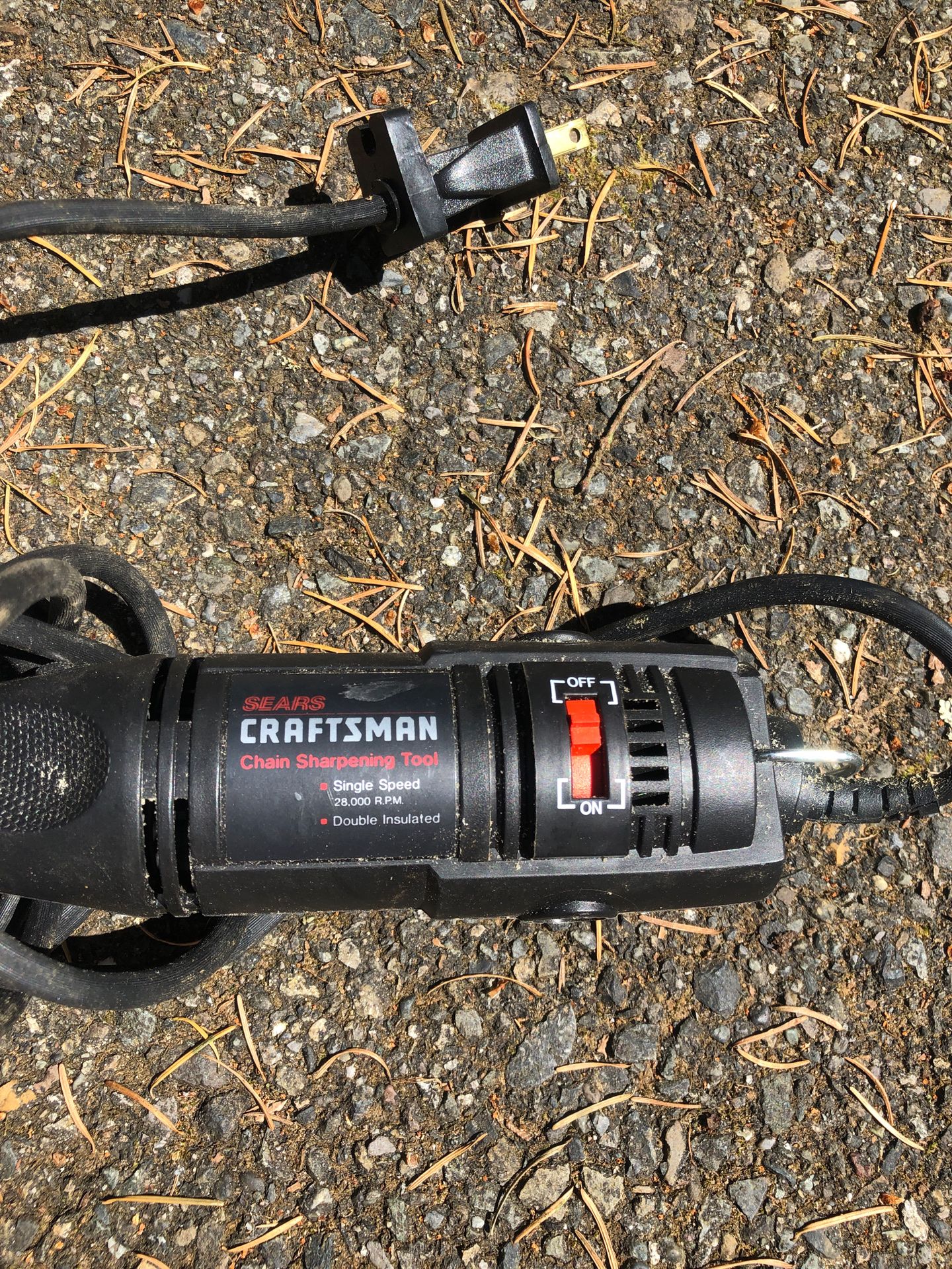 Craftsman Chain Saw Sharpener Chainsaw Electric Grinder Electric