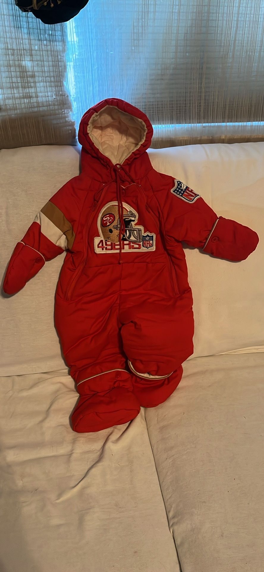 VINTAGE San Francisco 49’ers Baby Snow Suit