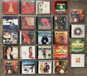 Large Collection of 70+ Music CDs - Christmas, Pop, Country, Worship Christian