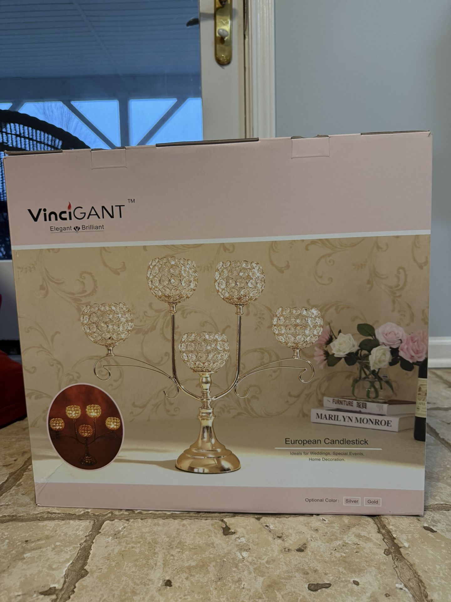 New In Box Candle Holder