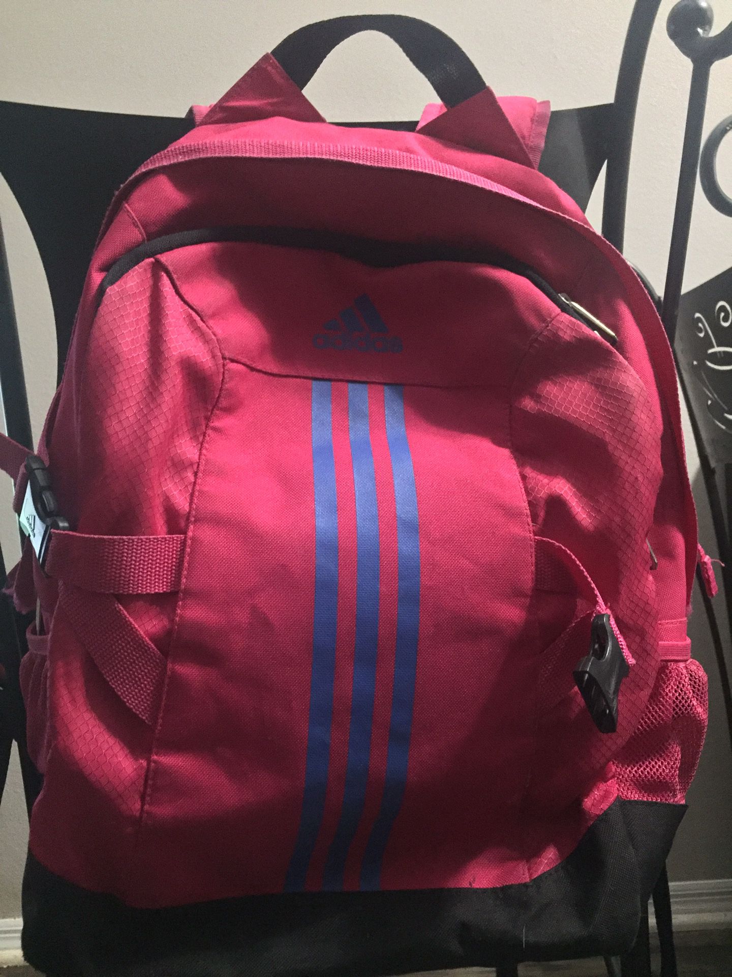 Adidas Pink Backpack, Very Stylish