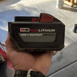 Milwaukee 18v 12ah Red Lithium Battery