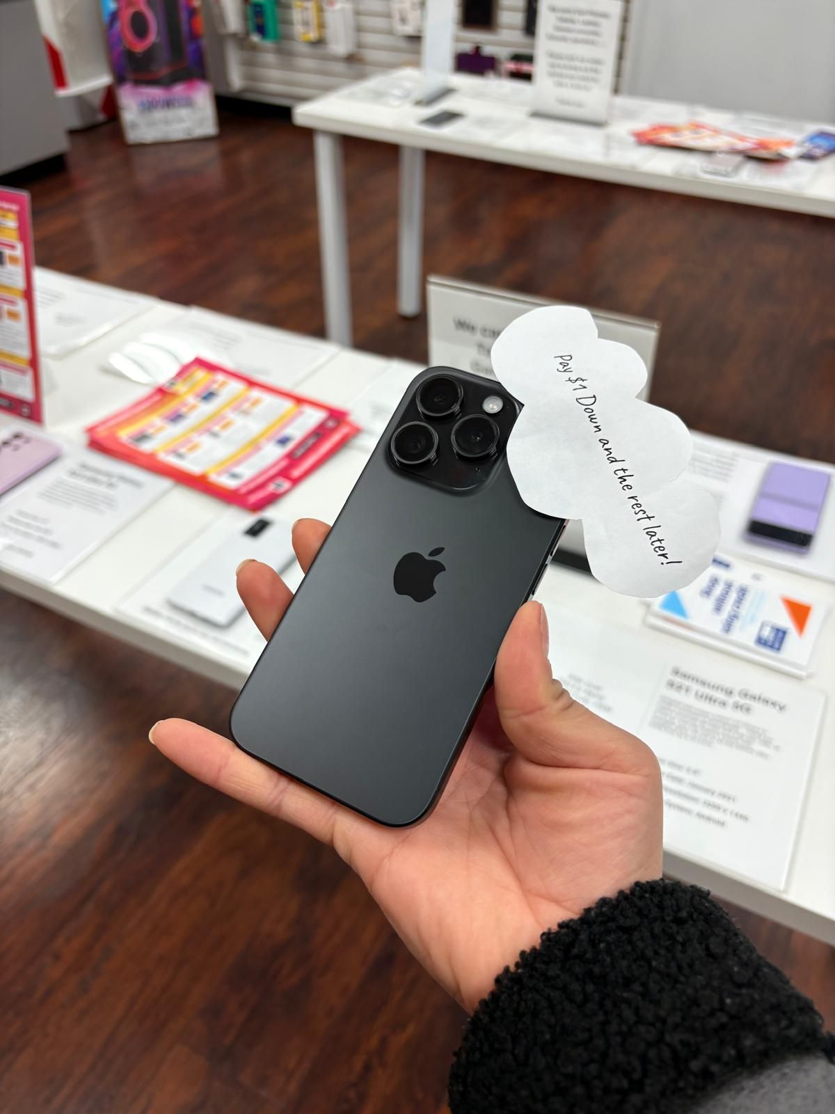 ๐๏ธ iPhone 15 Pro Deals Are Live โ Take It Home with $1 Down