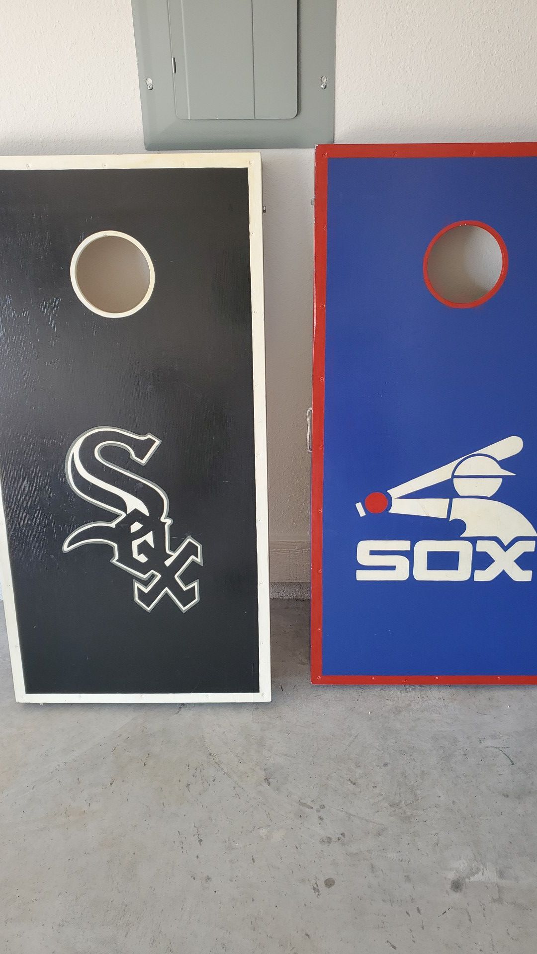 Cornhole boards...easy to repaint. FREE!