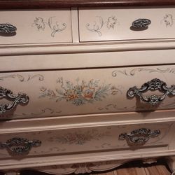 Vintage French Provincial Dresser Bombe