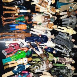 Vintage 1970s 1977 Kenner Star Wars Boba Fett Darth Vader Luke Skywalker Han Solo Robots 