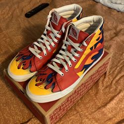 Mens Racers Sk8 Hi Vans $80