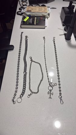 5 Wallet Chains Bundle - Punk/Y2K/Streetwear Style - $25