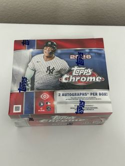 2026 Topps chrome jumbo box