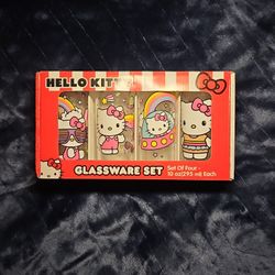 Hello Kitty Glassware Set