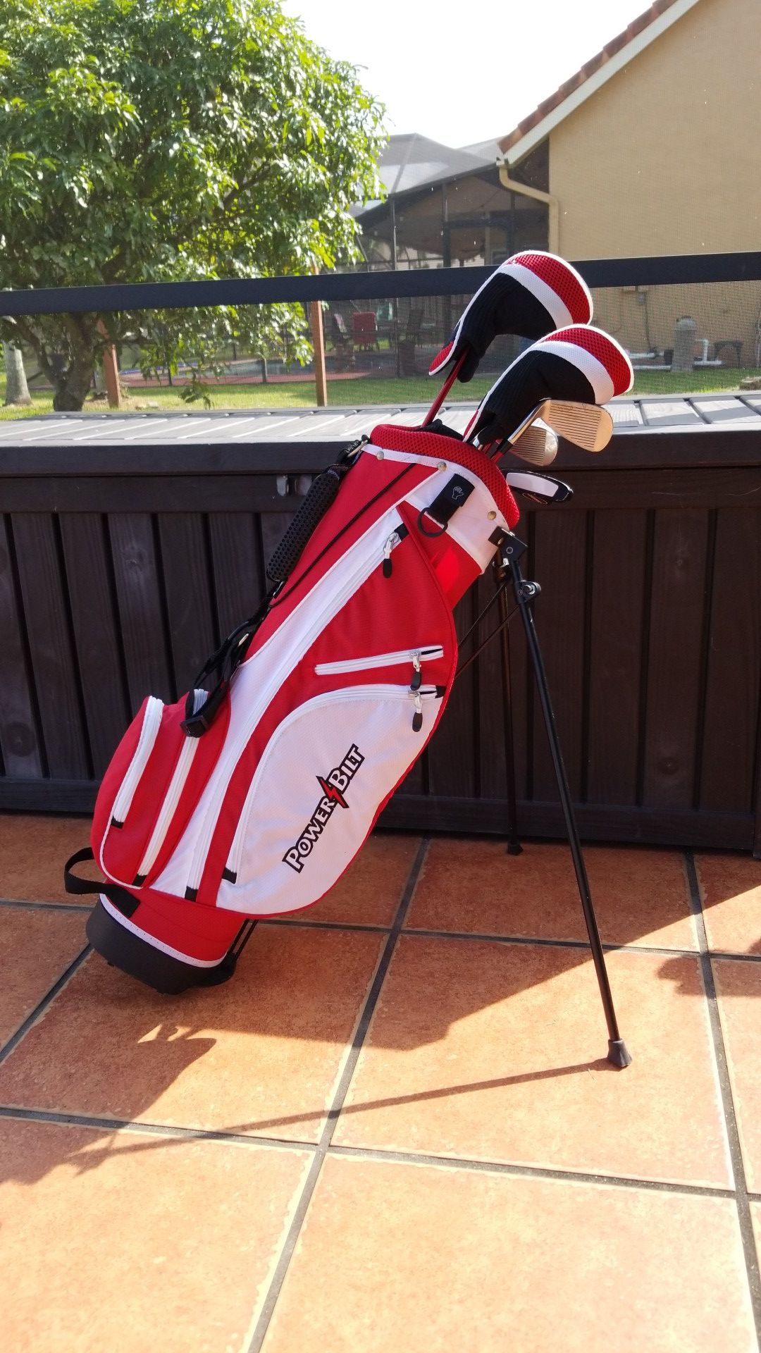 Powerbilt Lil Slugger RH Complete Golf Set w/Bag Age 9-12, 52" to 60" Height