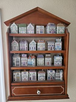 Vintage 1989 Lenox 24 Pieces Spice Rack