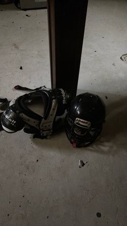 Riddell helmet plus shurder pads