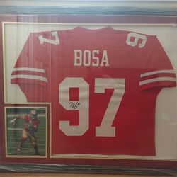 Autographed 49ers Nick Bosa Jersey 