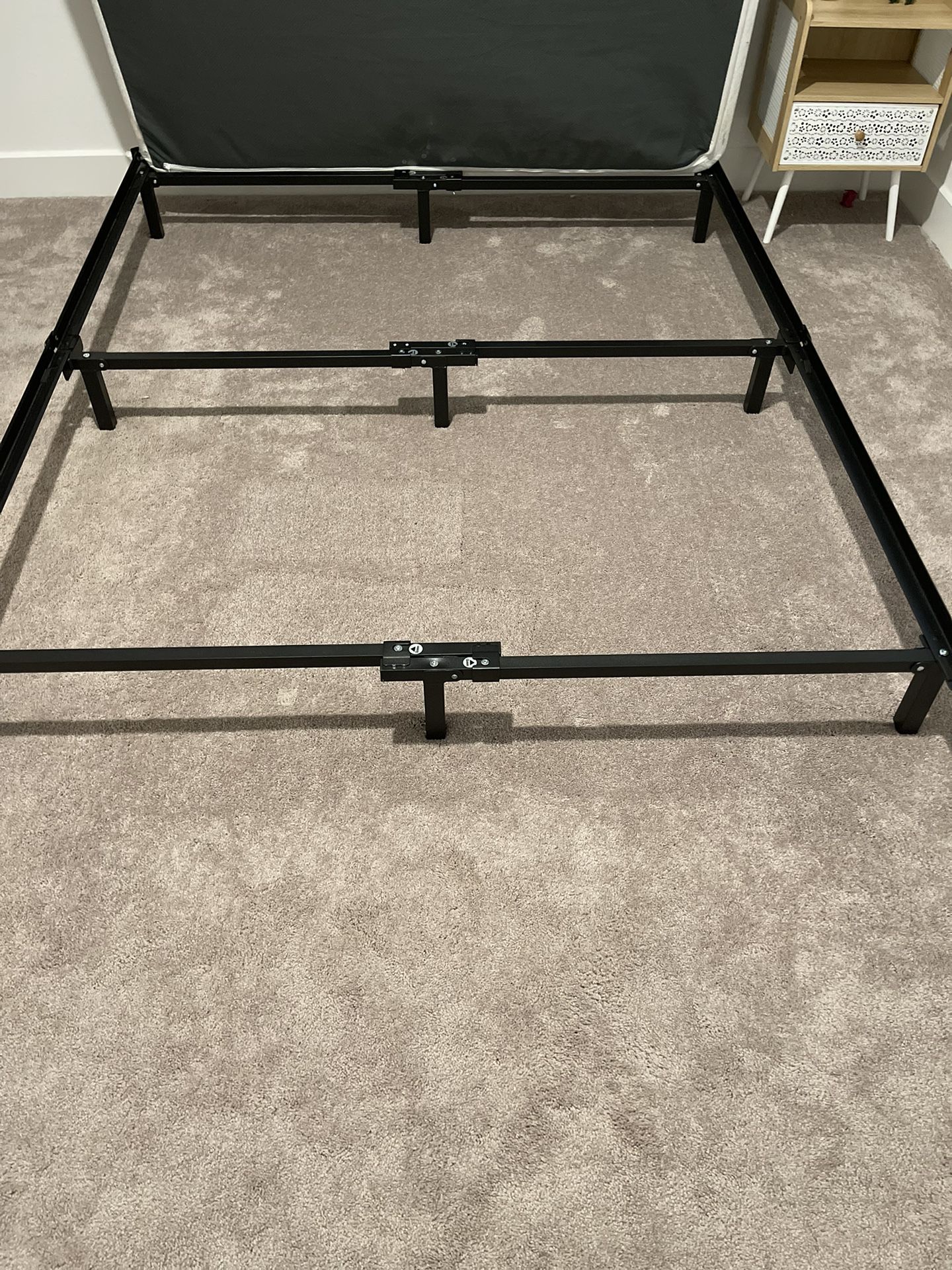 Queen Size Bed Frame And Box Spring For Sale
