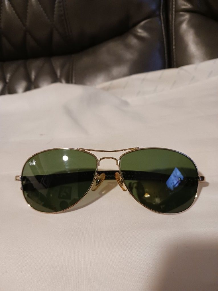 Authentic Ray Ban RB 8301 60-14 3N Shiny Gunmetal Men's Sunglasses. Made in Italy