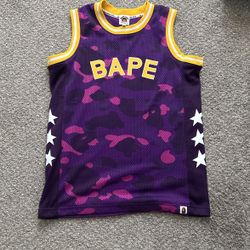 Never worn, perfect condition mens S, Bape jersey