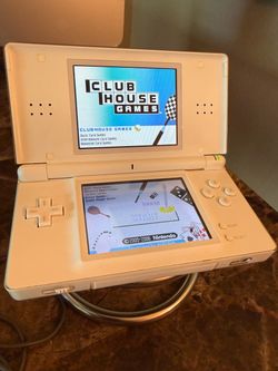 Nintendo DS Lite Crystal White (Stylus Charger  Included) – Tested and Working From Japan