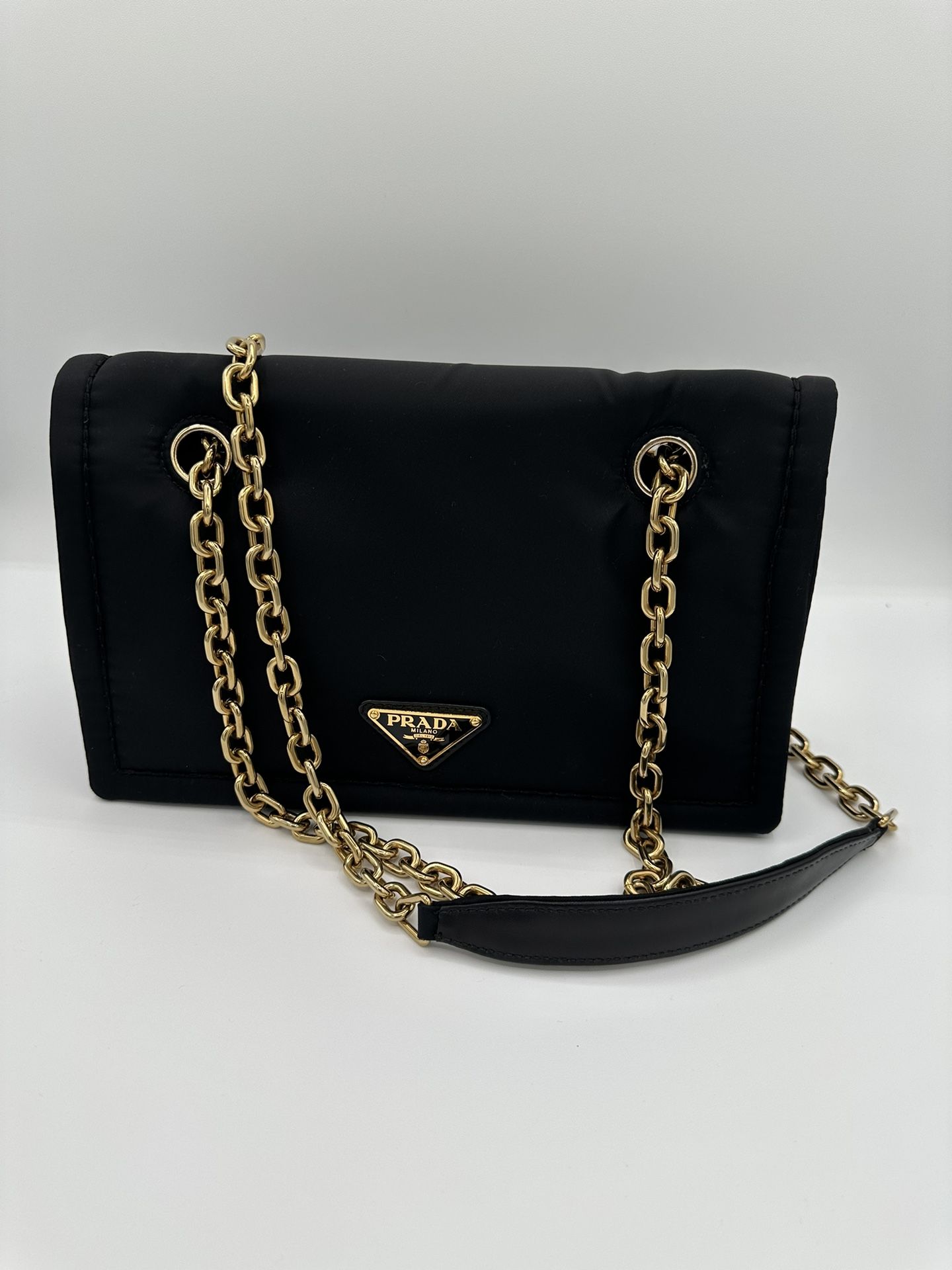Authentic Prada Gold Chain Bag