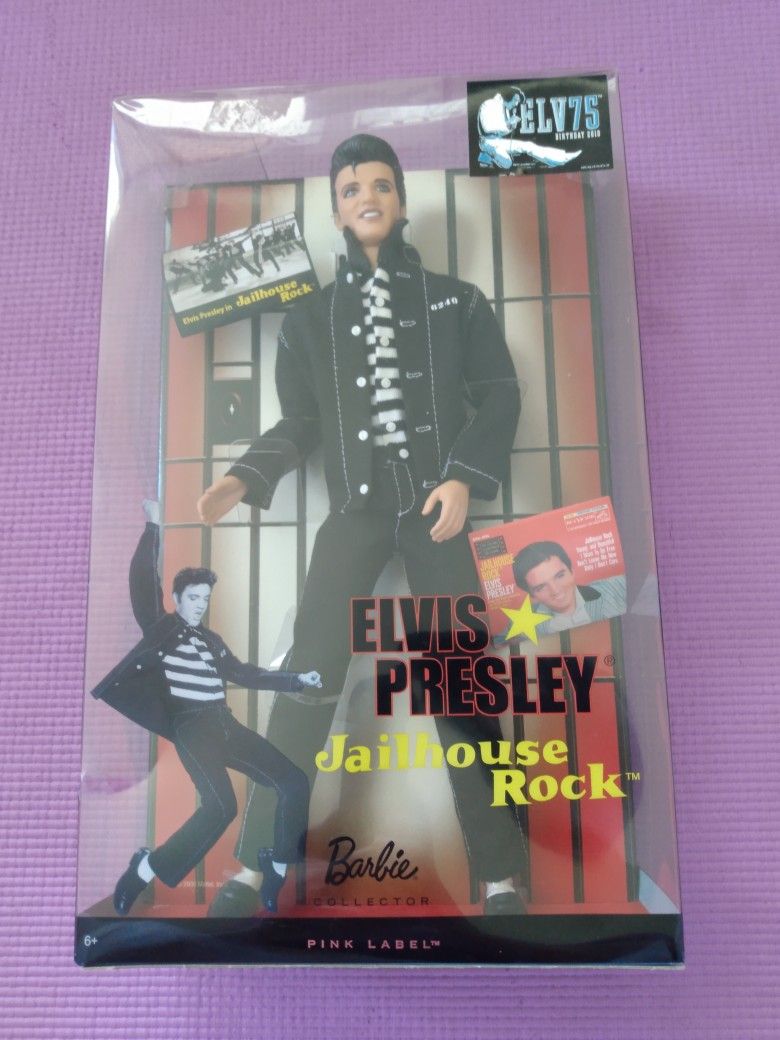 Elvis Barbie Doll New In The Original Case
