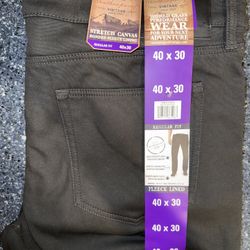 New With Tags Weatherproof Vintage Men’s Fleece Lined Pant Bonded Fleece  40X30 