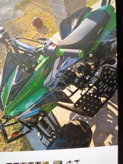 Green ATV Four Wheele