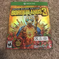 Borderlands 3 Super Deluxe Edition Steel Cover Xbox One