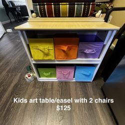 Kids Art And Crafts Table