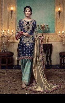 Like new 3 piece Maria b bridal party dress xl size