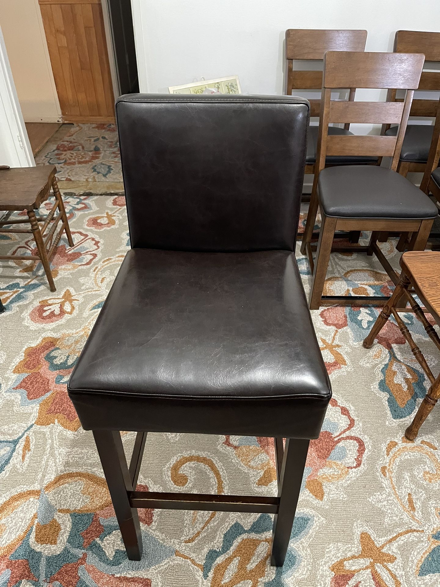 Dark Brown Bar Stool