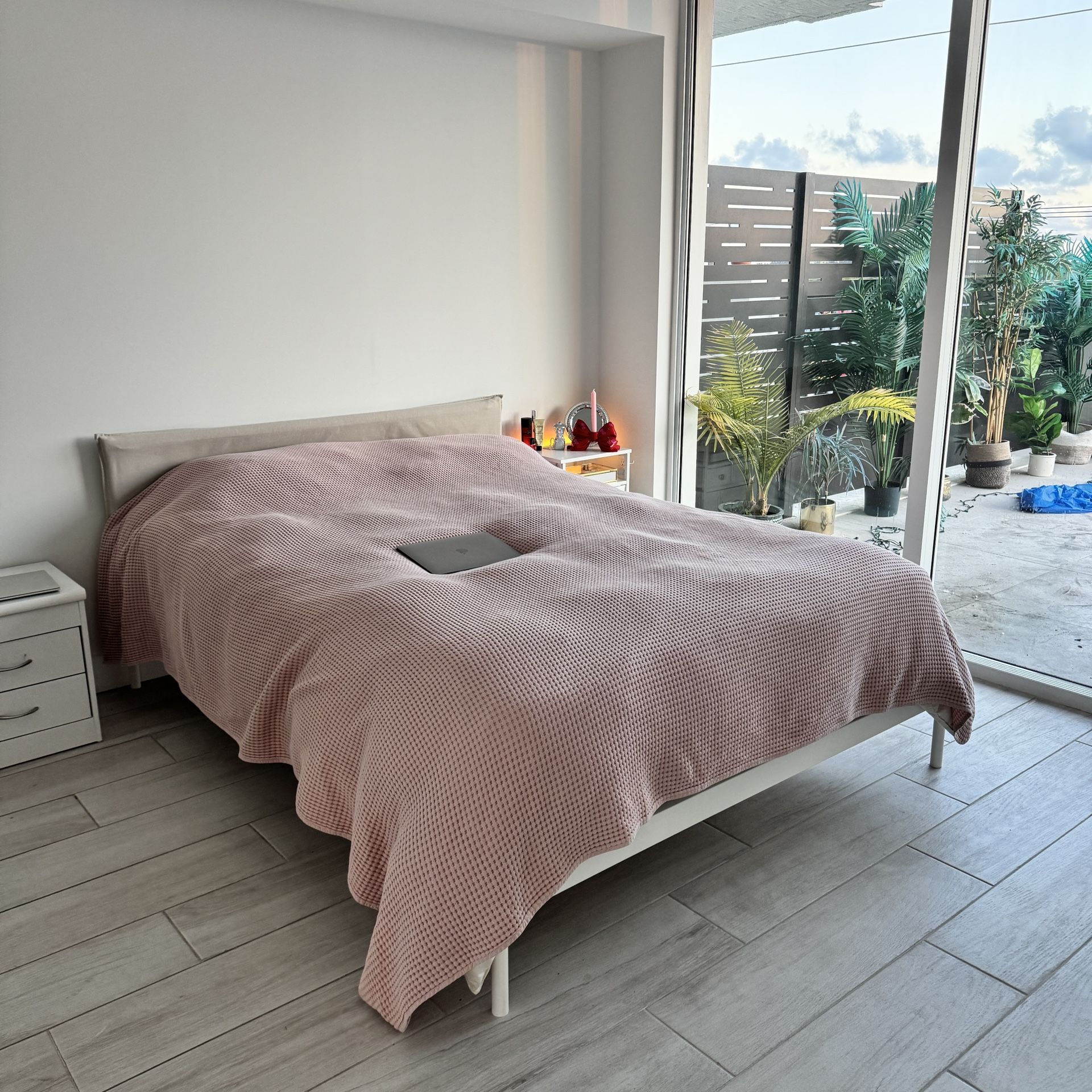 queen size bed and mattress