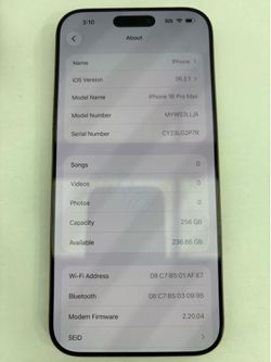 Iphone 16 pro max