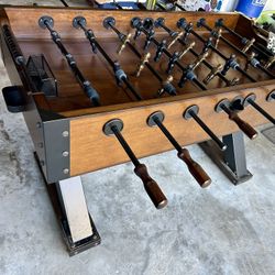 Solid Wood Foosball Table 