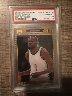 Kevin Durant Gold Pro Set Gold /199PSA 10